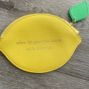 Kate Spade Rare Lemon Shape Coin Purse